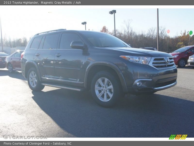 Magnetic Gray Metallic / Ash 2013 Toyota Highlander