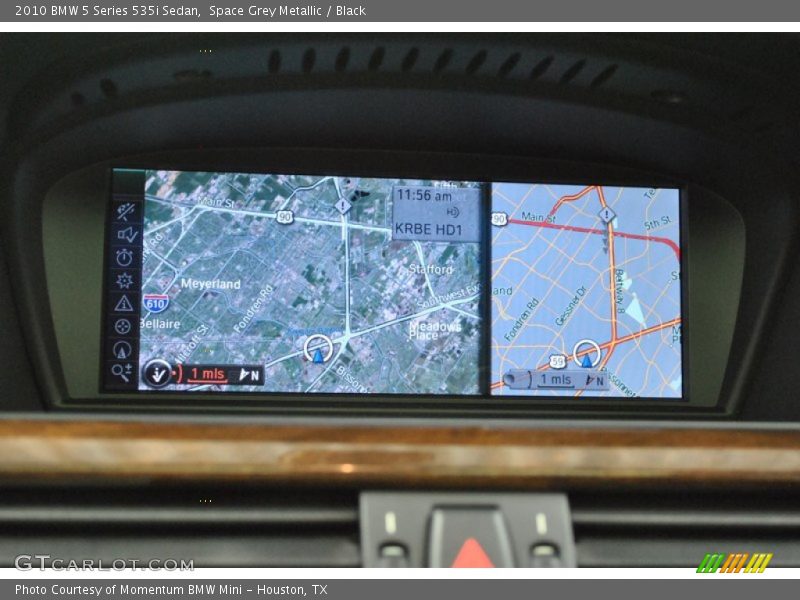 Space Grey Metallic / Black 2010 BMW 5 Series 535i Sedan
