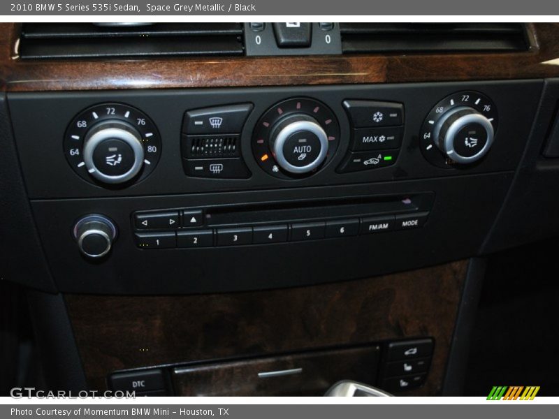 Space Grey Metallic / Black 2010 BMW 5 Series 535i Sedan