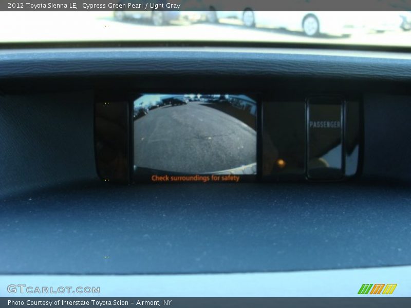 Cypress Green Pearl / Light Gray 2012 Toyota Sienna LE