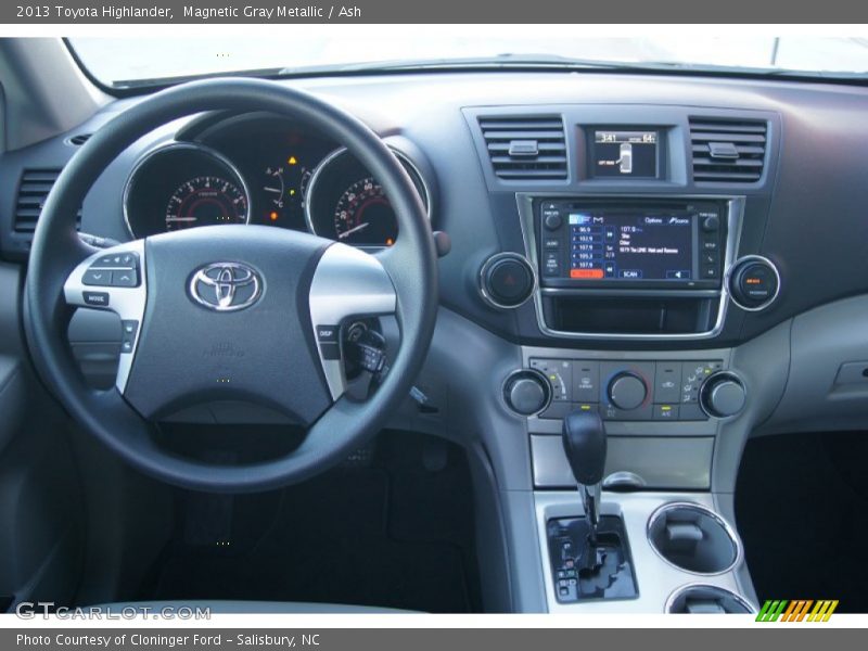 Dashboard of 2013 Highlander 