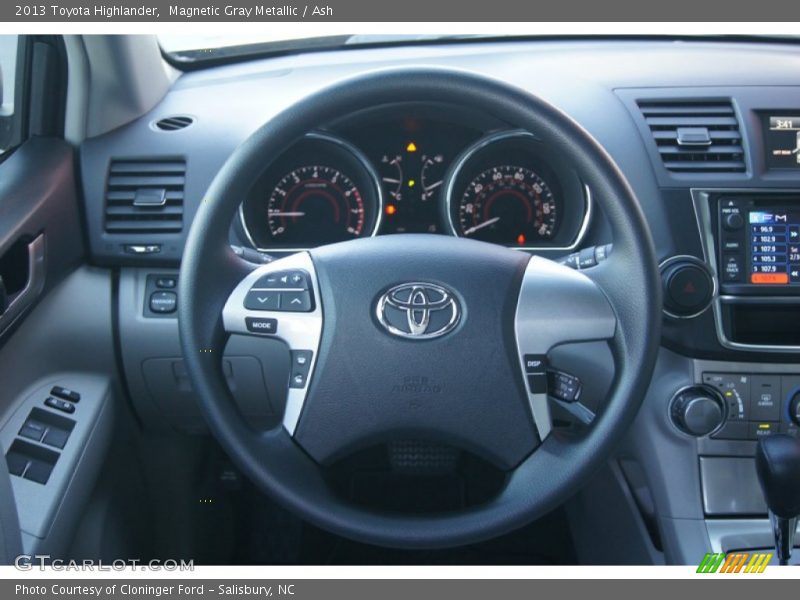  2013 Highlander  Steering Wheel
