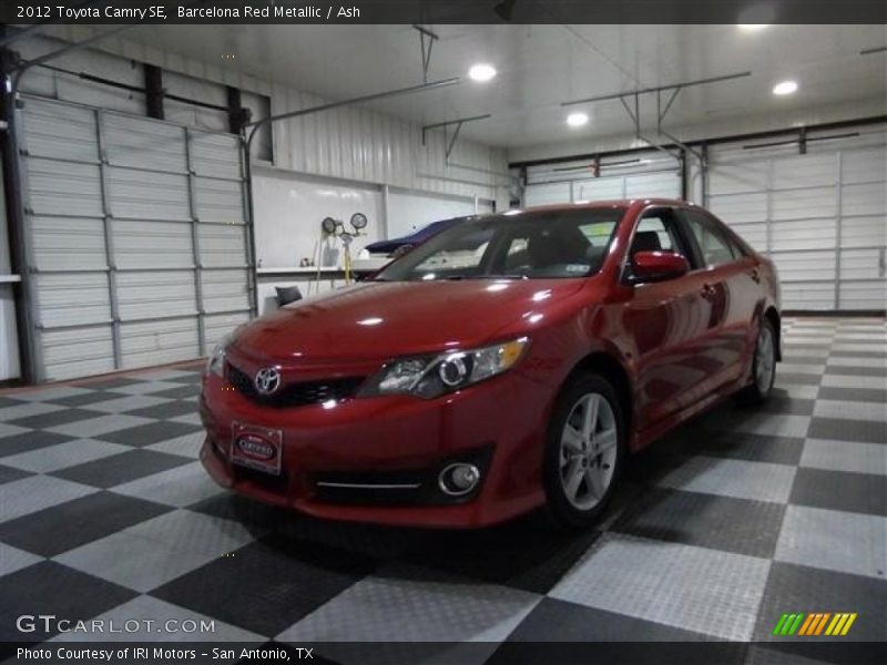 Barcelona Red Metallic / Ash 2012 Toyota Camry SE