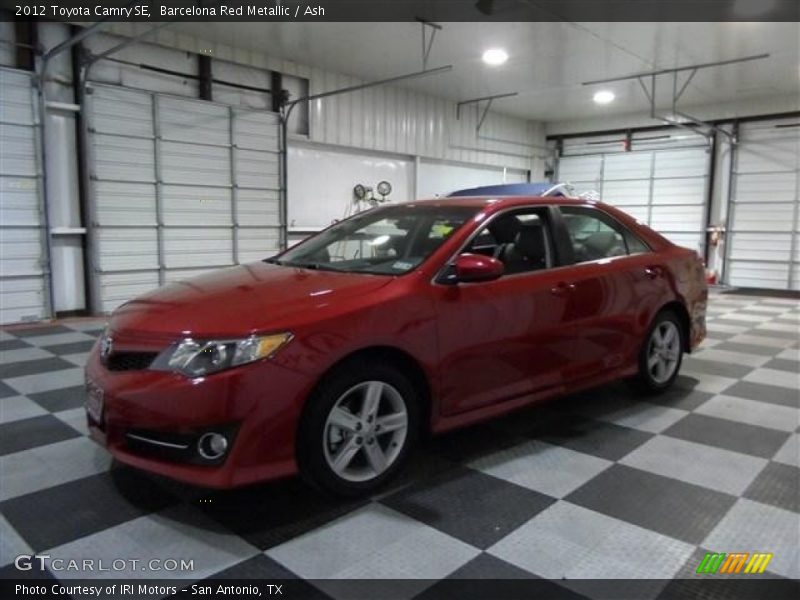 Barcelona Red Metallic / Ash 2012 Toyota Camry SE