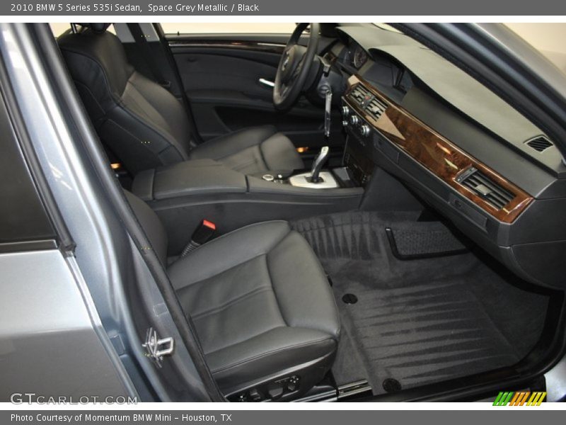 Space Grey Metallic / Black 2010 BMW 5 Series 535i Sedan