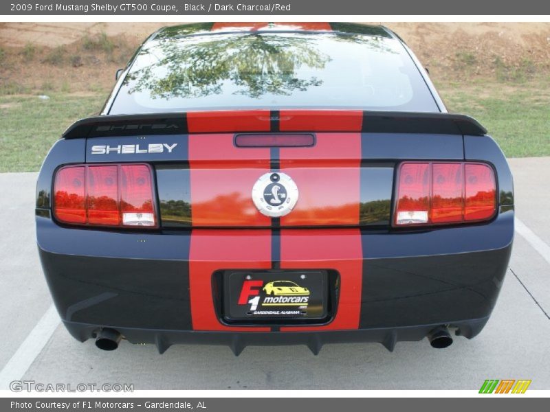 Black / Dark Charcoal/Red 2009 Ford Mustang Shelby GT500 Coupe