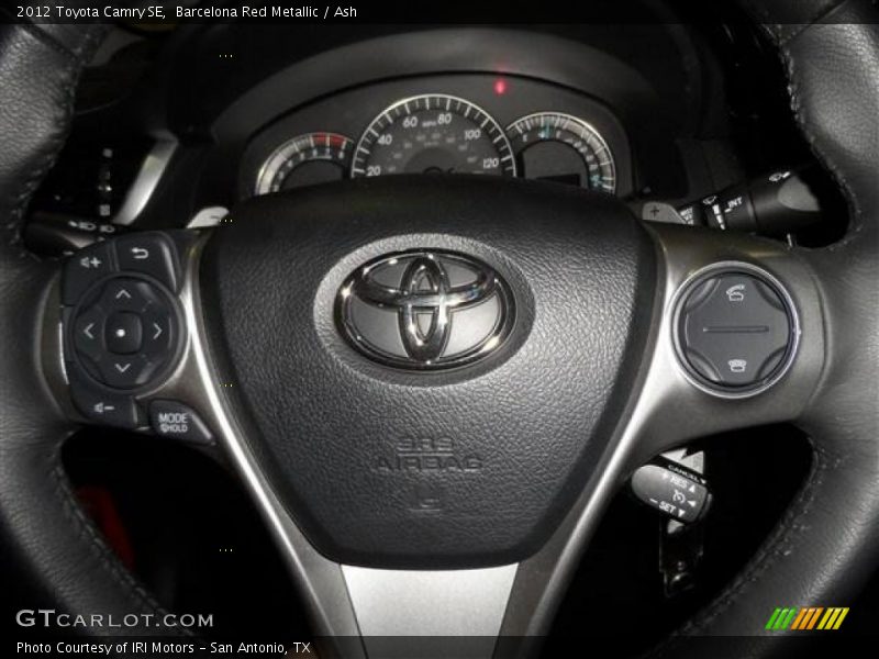 Barcelona Red Metallic / Ash 2012 Toyota Camry SE