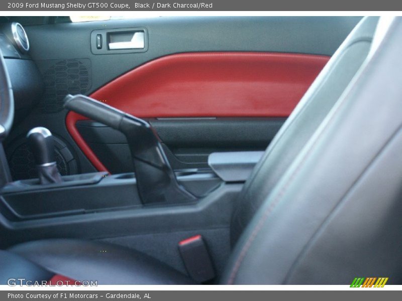 Black / Dark Charcoal/Red 2009 Ford Mustang Shelby GT500 Coupe