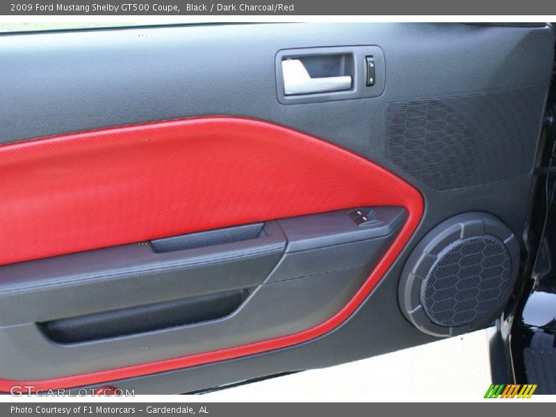 Black / Dark Charcoal/Red 2009 Ford Mustang Shelby GT500 Coupe