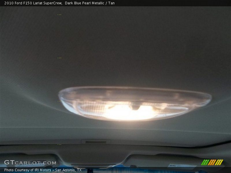 Dark Blue Pearl Metallic / Tan 2010 Ford F150 Lariat SuperCrew
