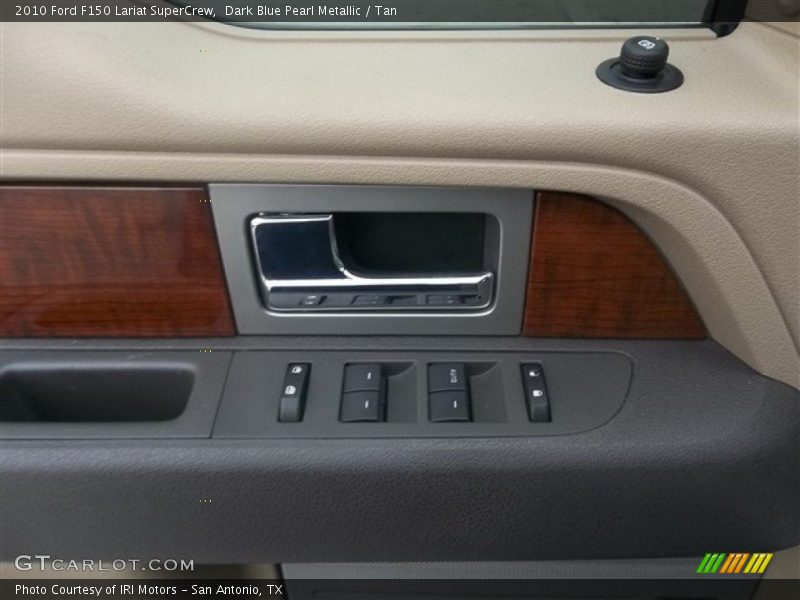 Dark Blue Pearl Metallic / Tan 2010 Ford F150 Lariat SuperCrew