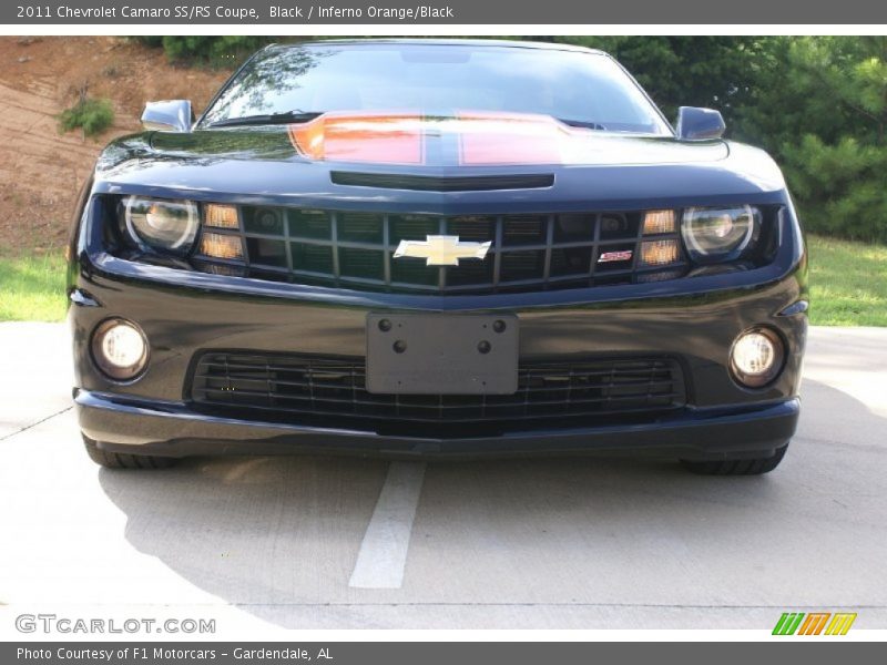 Black / Inferno Orange/Black 2011 Chevrolet Camaro SS/RS Coupe