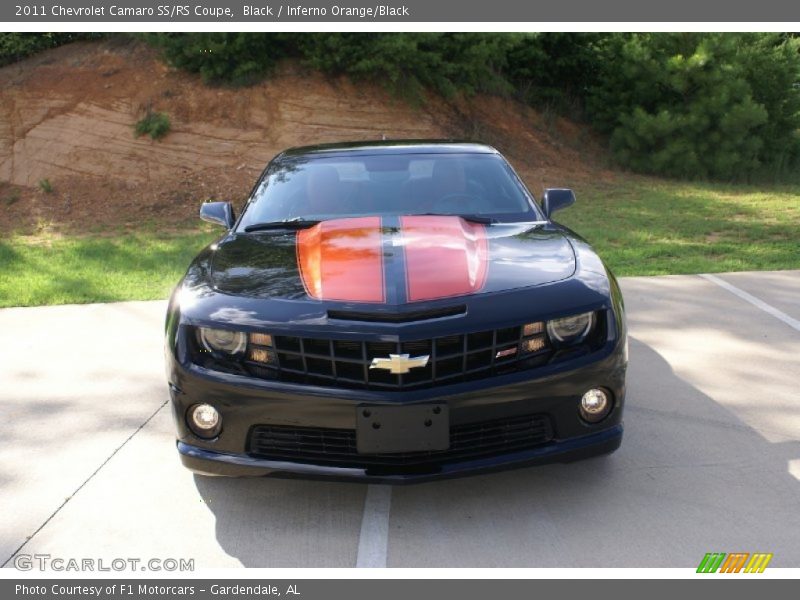 Black / Inferno Orange/Black 2011 Chevrolet Camaro SS/RS Coupe
