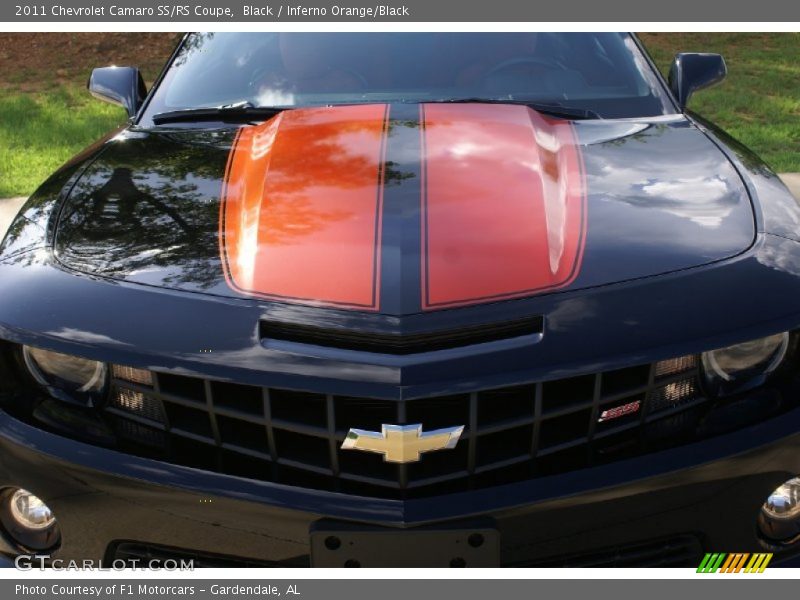 Black / Inferno Orange/Black 2011 Chevrolet Camaro SS/RS Coupe