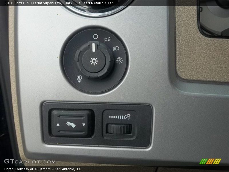 Dark Blue Pearl Metallic / Tan 2010 Ford F150 Lariat SuperCrew