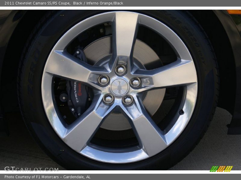 Black / Inferno Orange/Black 2011 Chevrolet Camaro SS/RS Coupe