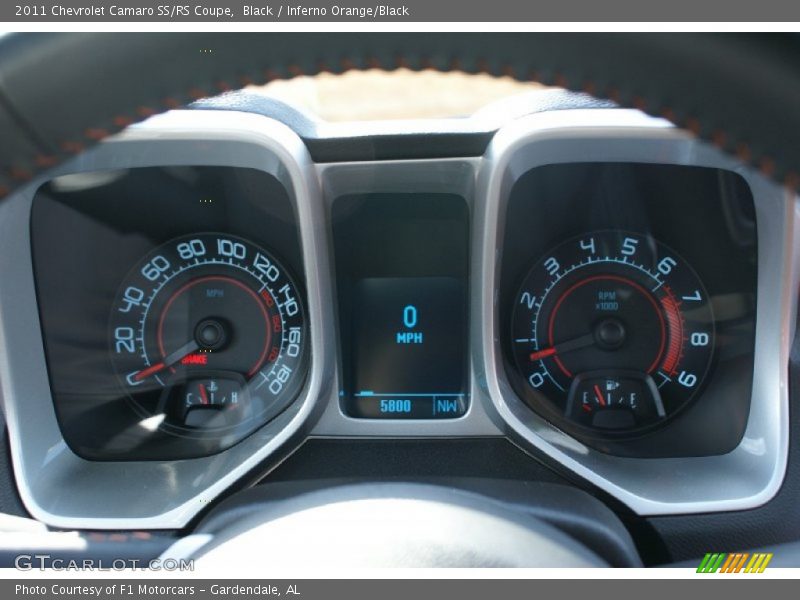 Black / Inferno Orange/Black 2011 Chevrolet Camaro SS/RS Coupe