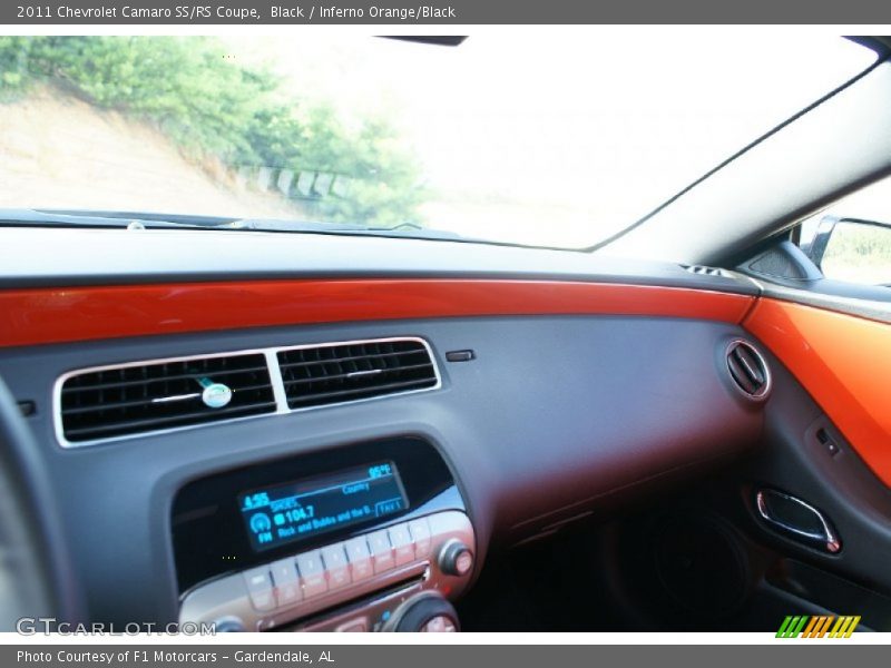 Black / Inferno Orange/Black 2011 Chevrolet Camaro SS/RS Coupe