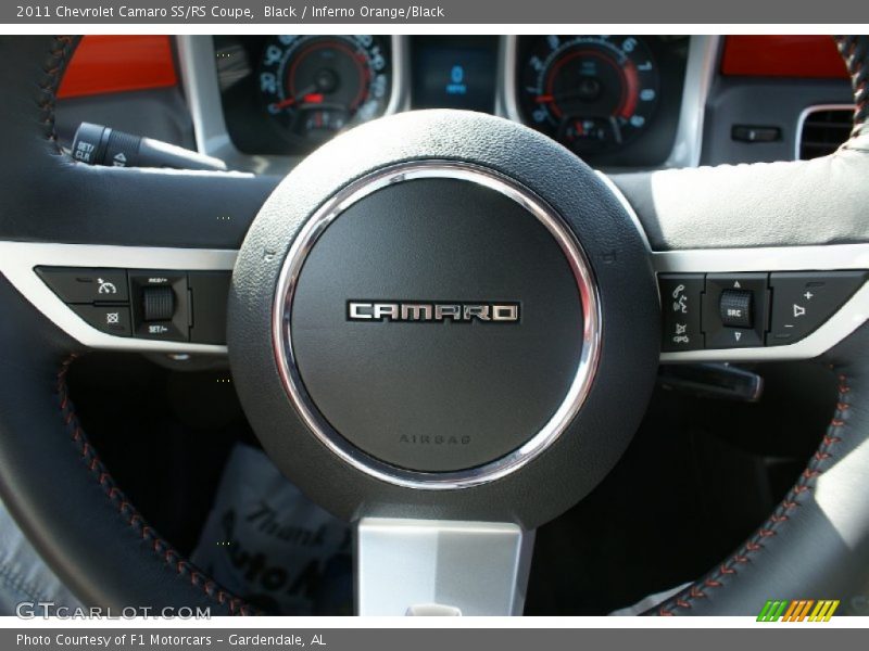 Black / Inferno Orange/Black 2011 Chevrolet Camaro SS/RS Coupe