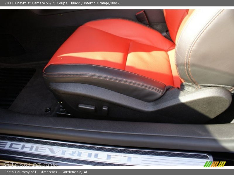 Black / Inferno Orange/Black 2011 Chevrolet Camaro SS/RS Coupe