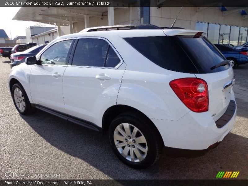 Summit White / Jet Black 2010 Chevrolet Equinox LT AWD