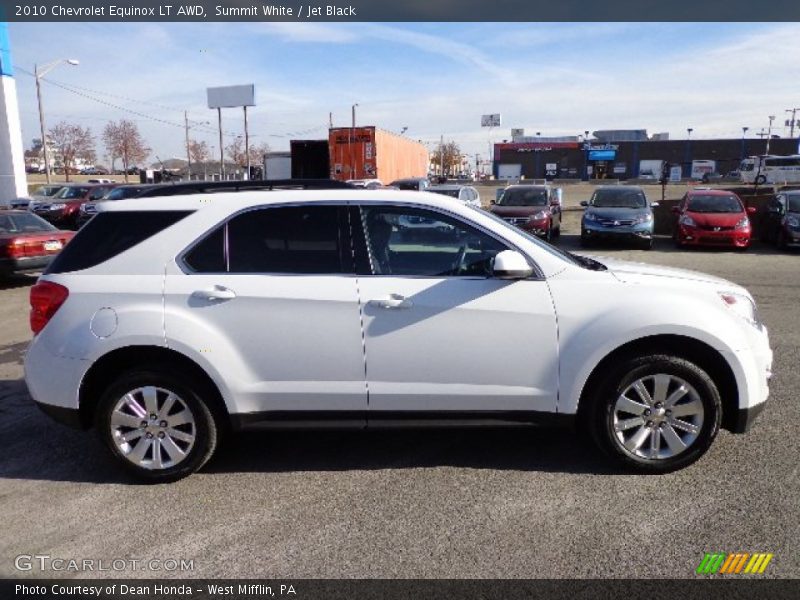 Summit White / Jet Black 2010 Chevrolet Equinox LT AWD