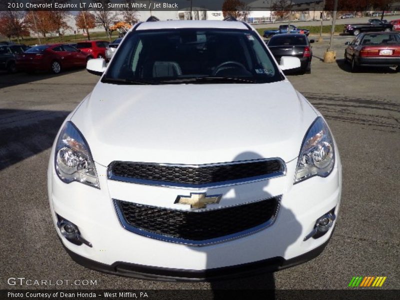 Summit White / Jet Black 2010 Chevrolet Equinox LT AWD