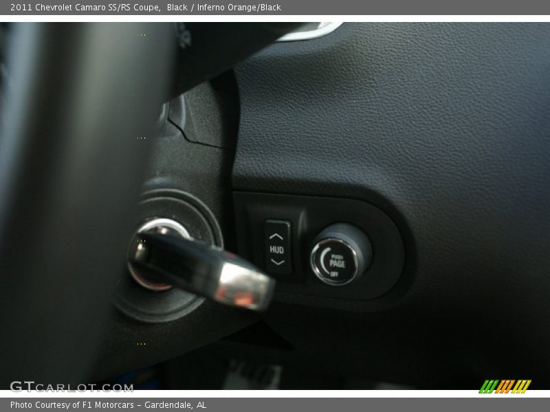 Black / Inferno Orange/Black 2011 Chevrolet Camaro SS/RS Coupe