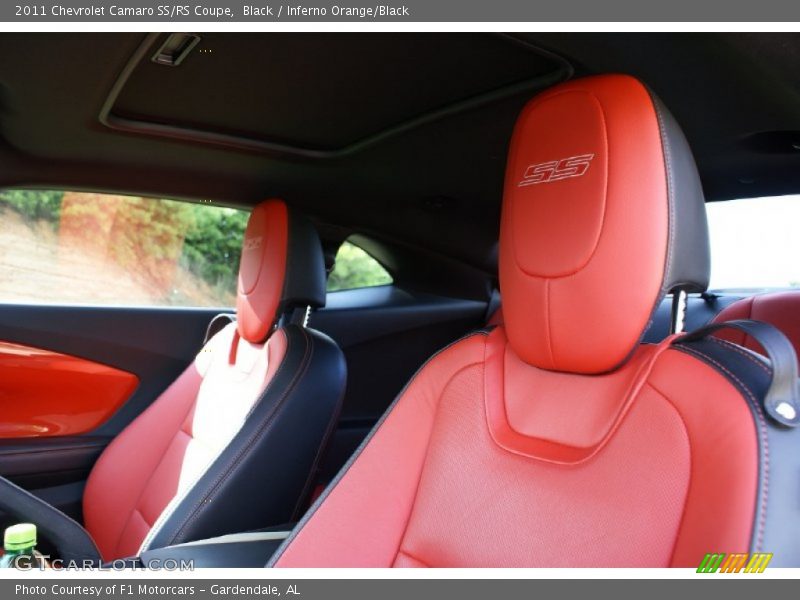 Black / Inferno Orange/Black 2011 Chevrolet Camaro SS/RS Coupe