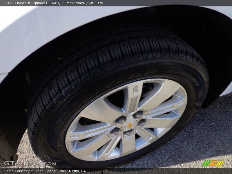 Summit White / Jet Black 2010 Chevrolet Equinox LT AWD