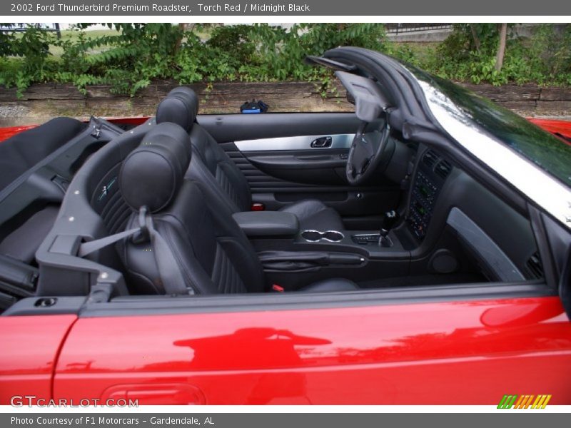  2002 Thunderbird Premium Roadster Midnight Black Interior