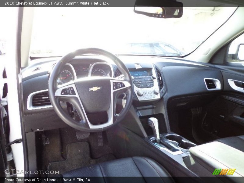 Summit White / Jet Black 2010 Chevrolet Equinox LT AWD
