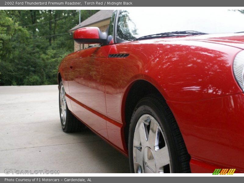 Torch Red / Midnight Black 2002 Ford Thunderbird Premium Roadster