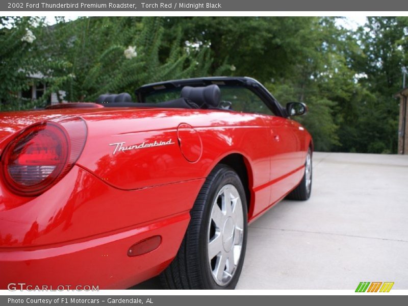 Torch Red / Midnight Black 2002 Ford Thunderbird Premium Roadster