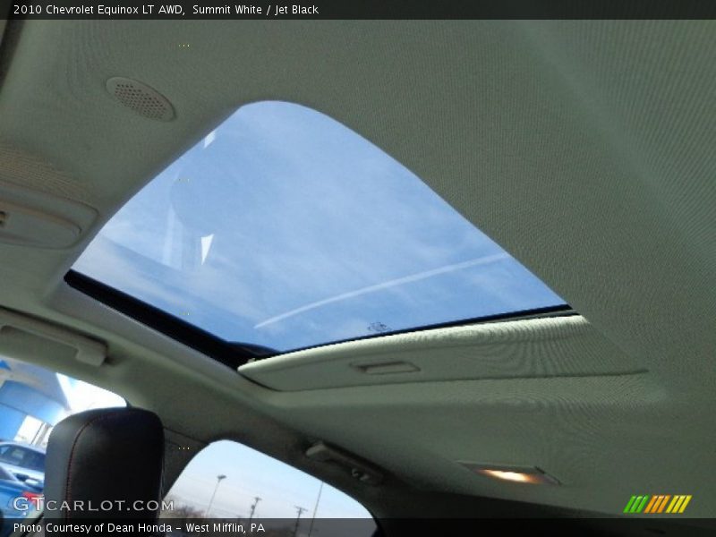 Summit White / Jet Black 2010 Chevrolet Equinox LT AWD