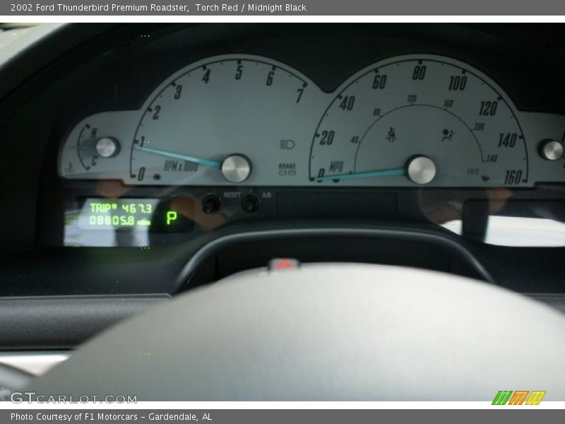  2002 Thunderbird Premium Roadster Premium Roadster Gauges