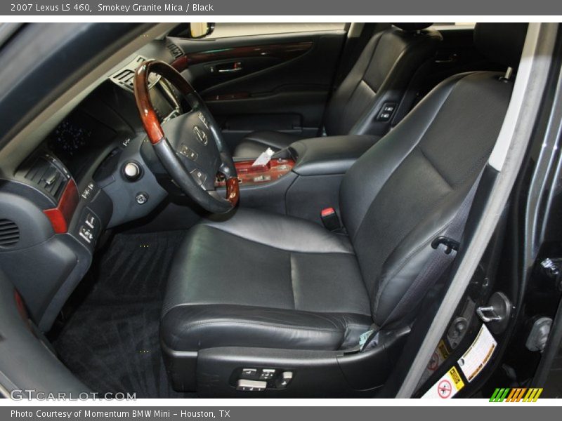 Front Seat of 2007 LS 460