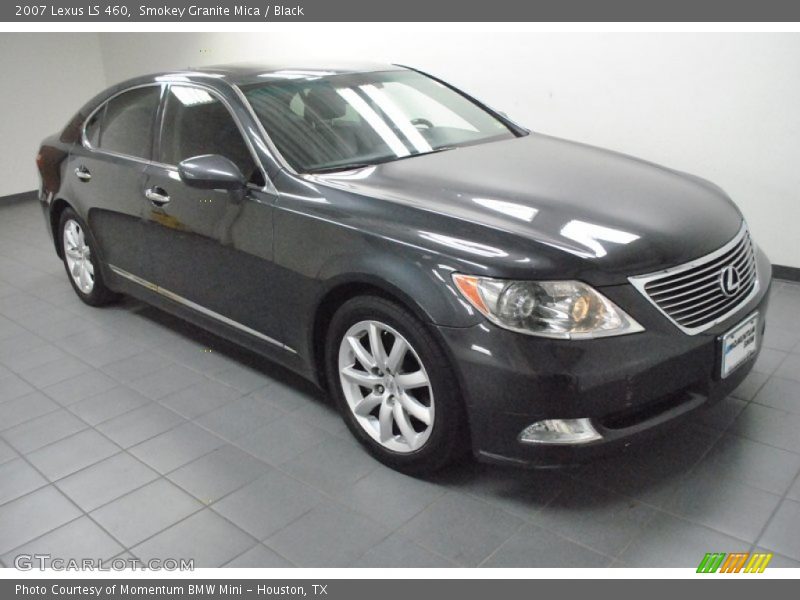 Smokey Granite Mica / Black 2007 Lexus LS 460