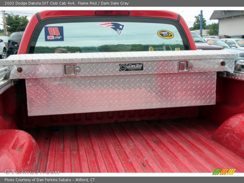 Flame Red / Dark Slate Gray 2003 Dodge Dakota SXT Club Cab 4x4