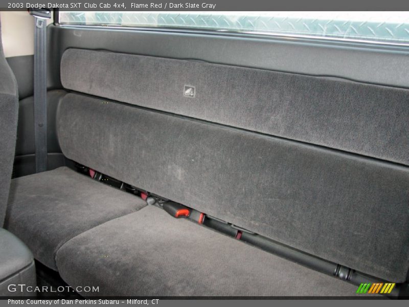 Flame Red / Dark Slate Gray 2003 Dodge Dakota SXT Club Cab 4x4