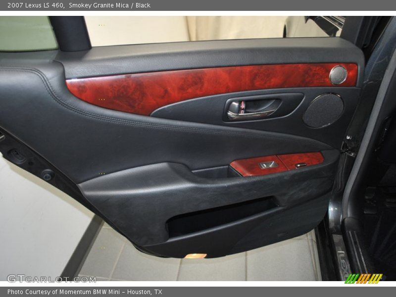 Smokey Granite Mica / Black 2007 Lexus LS 460