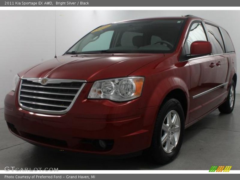 Bright Silver / Black 2011 Kia Sportage EX AWD