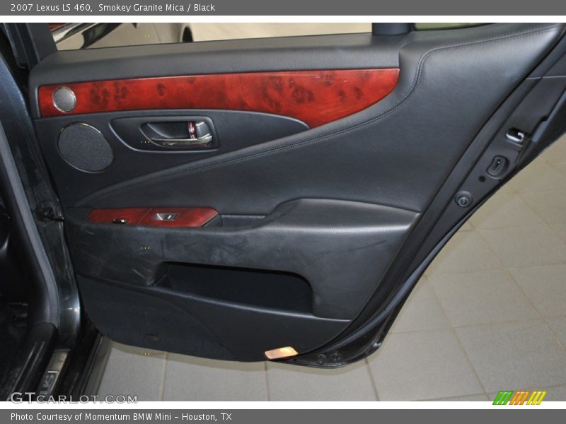 Smokey Granite Mica / Black 2007 Lexus LS 460