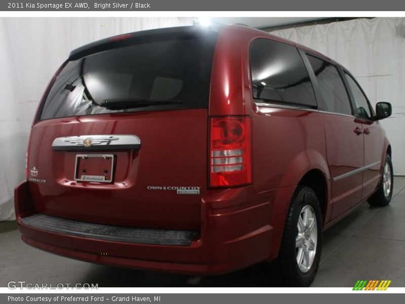 Bright Silver / Black 2011 Kia Sportage EX AWD