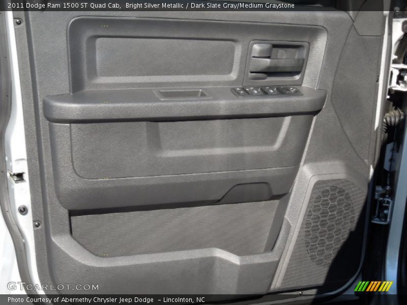 Bright Silver Metallic / Dark Slate Gray/Medium Graystone 2011 Dodge Ram 1500 ST Quad Cab