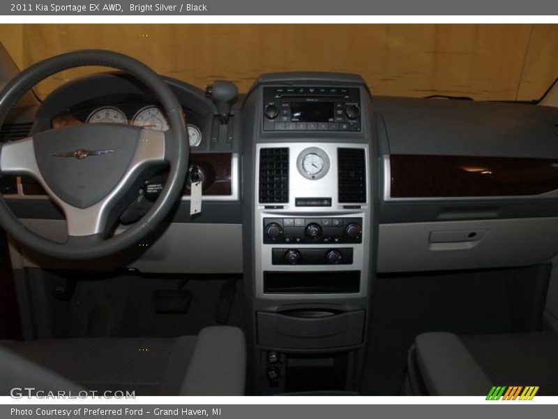 Bright Silver / Black 2011 Kia Sportage EX AWD