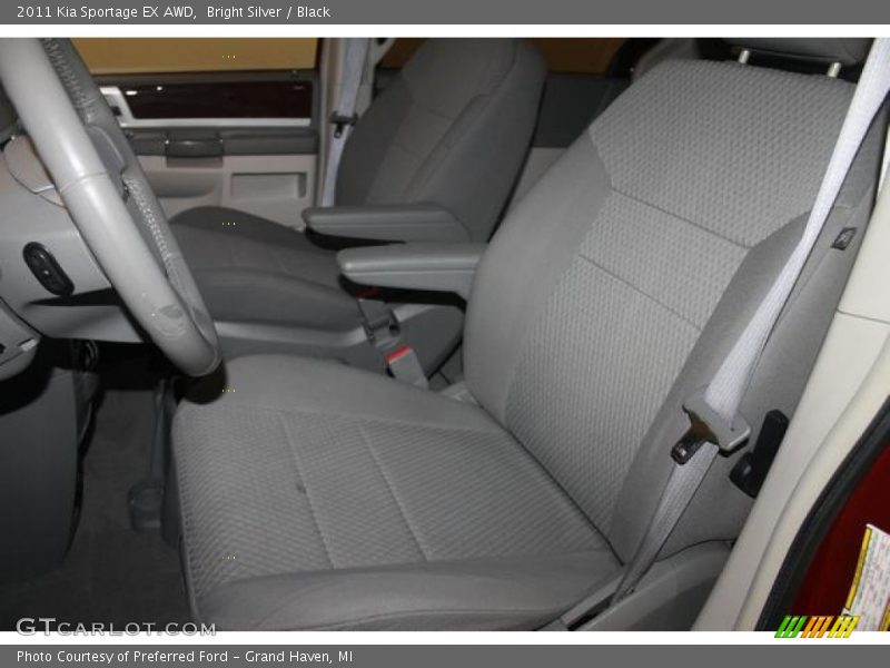 Bright Silver / Black 2011 Kia Sportage EX AWD