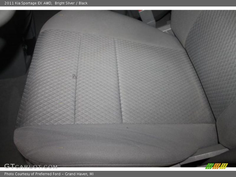 Bright Silver / Black 2011 Kia Sportage EX AWD