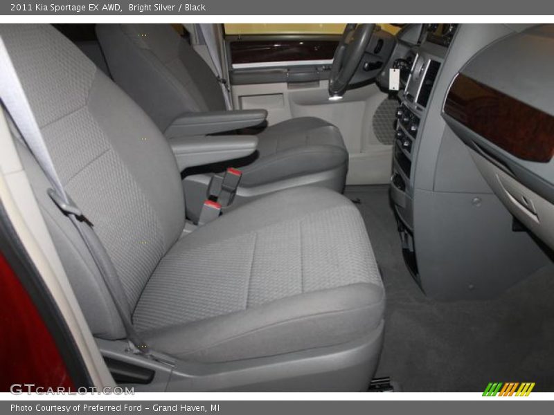 Bright Silver / Black 2011 Kia Sportage EX AWD