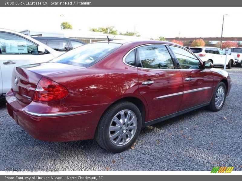 Scarlett Red / Titanium 2008 Buick LaCrosse CX